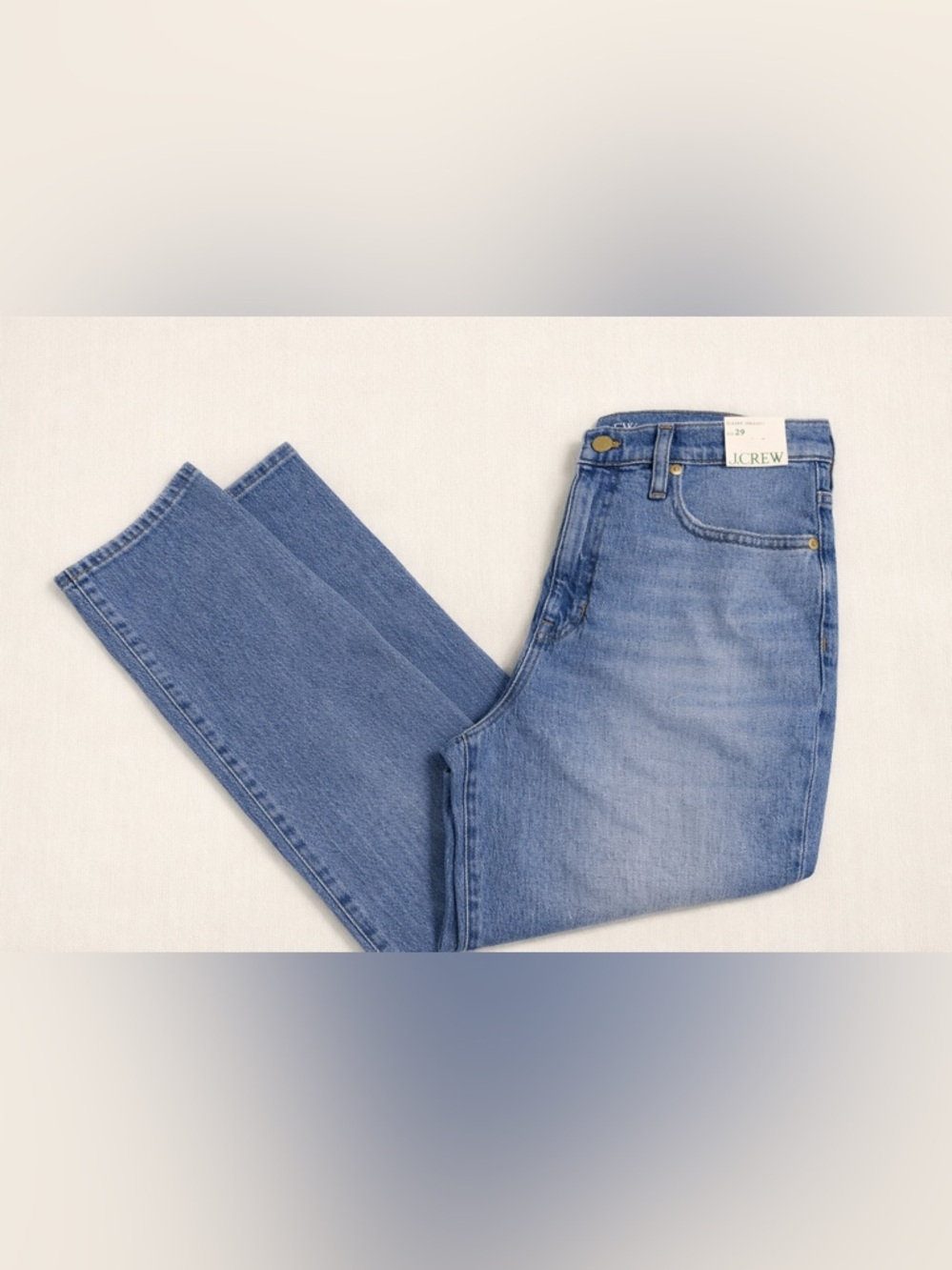 J. Crew Women's Light Blue Classic Straight Jeans - Picture 2 of 4